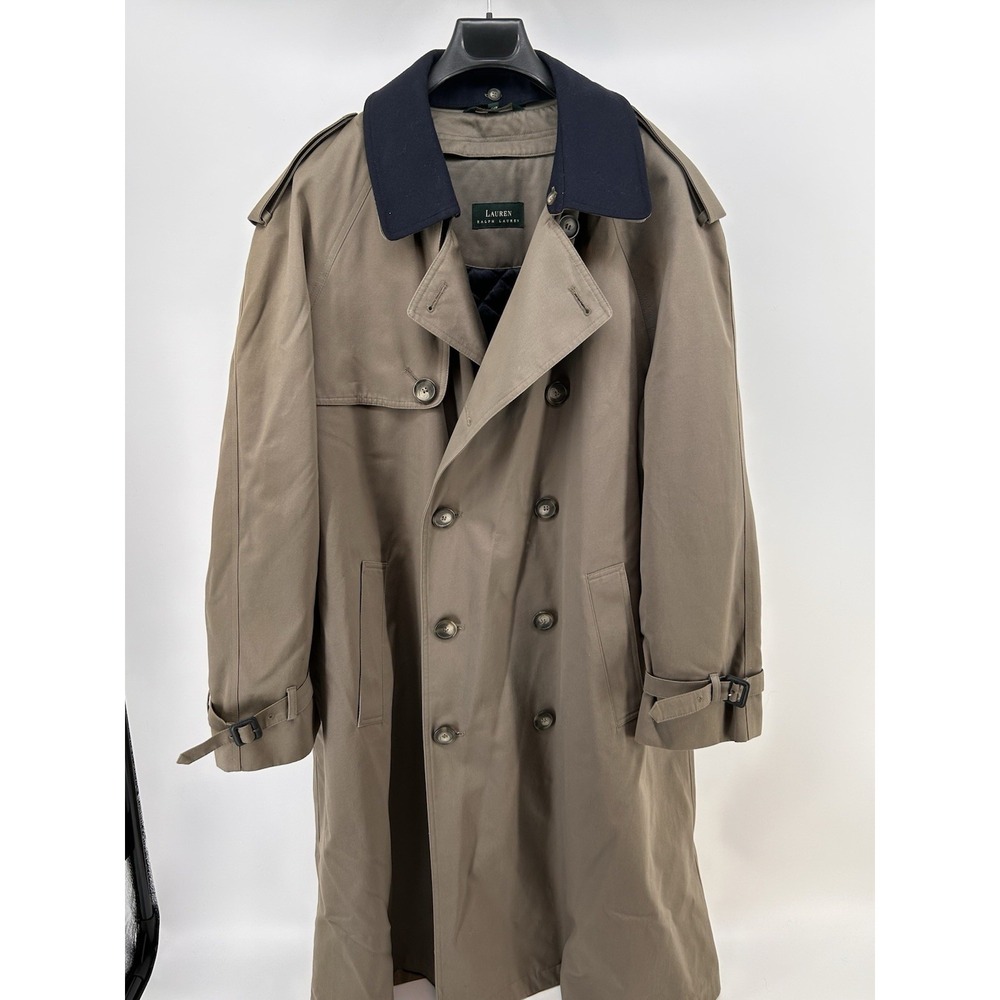 Lauren Ralph Lauren Edmond Trench Coat Removable Thinsulate Liner 44R